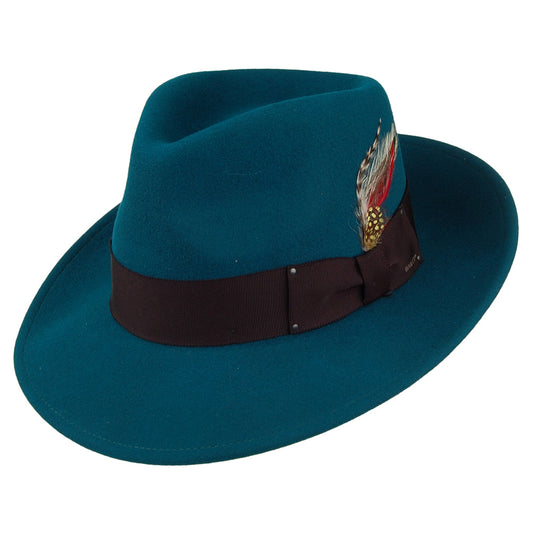 Chapeau Fedora Déformable 7002 bleu sarcelle BAILEY