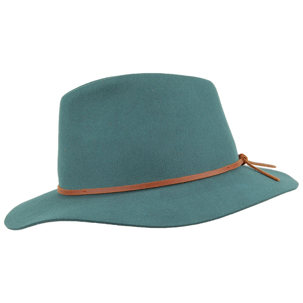 Chapeau Fedora Wesley émeraude BRIXTON
