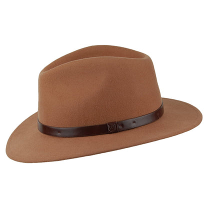 Chapeau Fedora Messer caramel BRIXTON