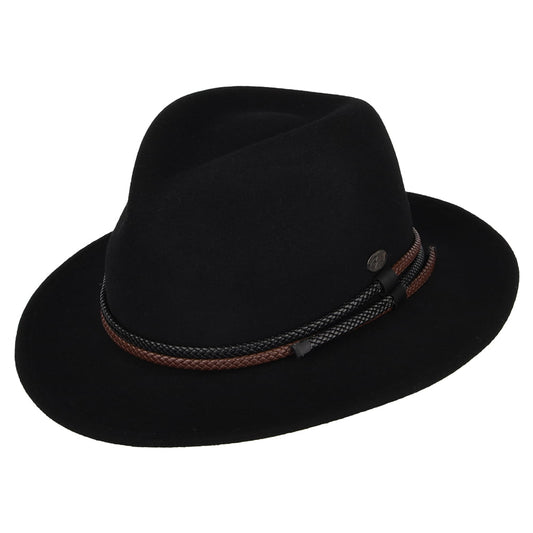 Chapeau Fedora Déformable Nelles noir BAILEY