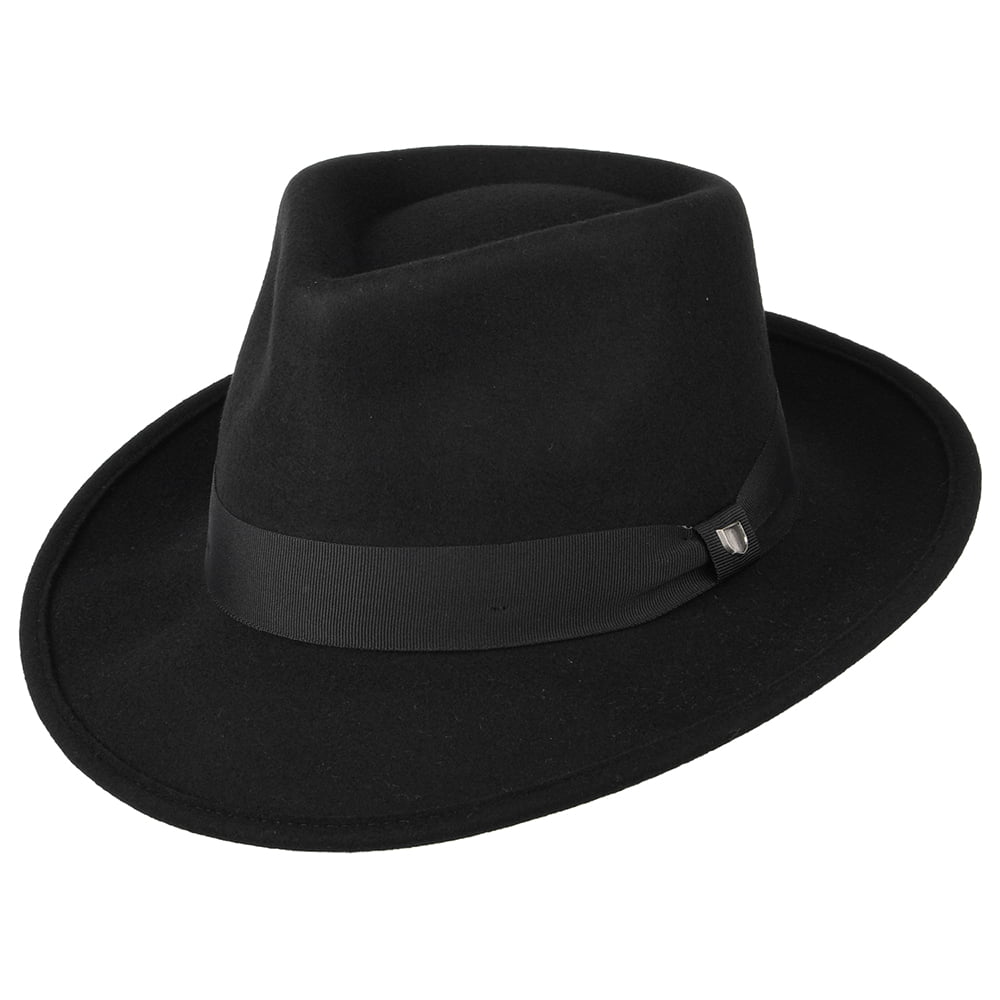 Chapeau Fedora Joe Strummer Faucet noir BRIXTON