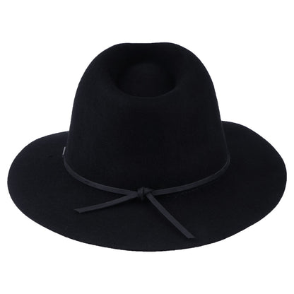 Chapeau Fedora en Laine Feutrée Wesley noir BRIXTON