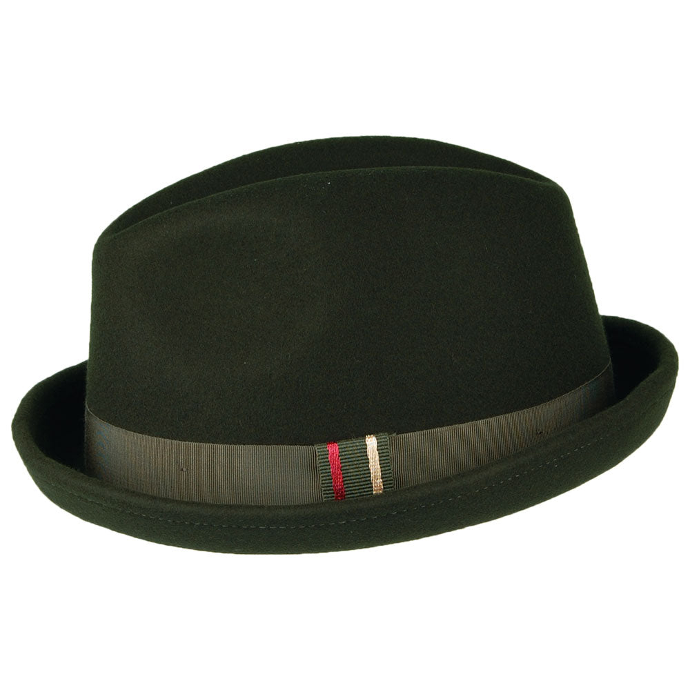 Chapeau Trilby en Laine Feutrée New Orleans mousse CHRISTYS