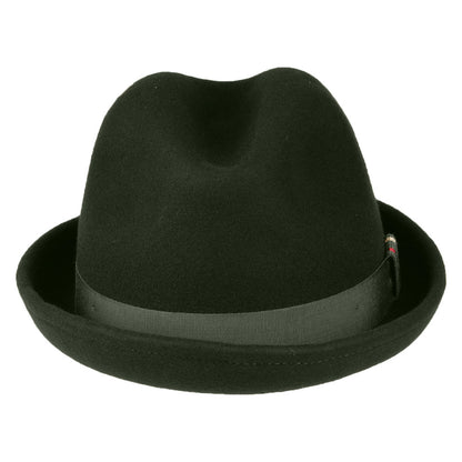 Chapeau Trilby en Laine Feutrée New Orleans mousse CHRISTYS