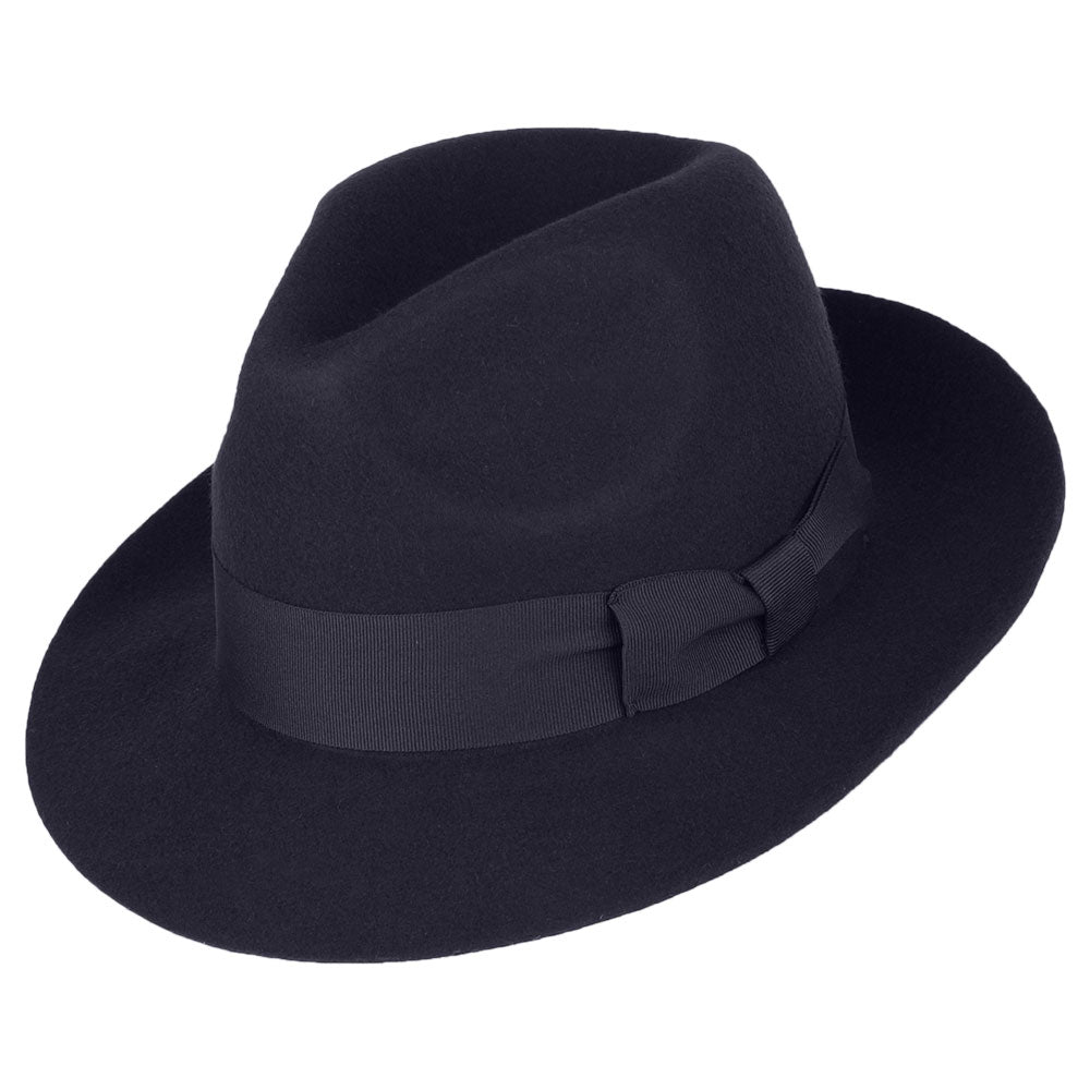 Chapeau Fedora Chester bleu marine FAILSWORTH