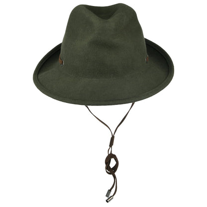Chapeau Australien Benver en Laine Feutrée olive BARTS