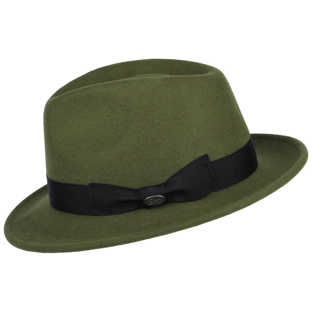 Chapeau Trilby en Laine Feutrée Maglor forêt BAILEY