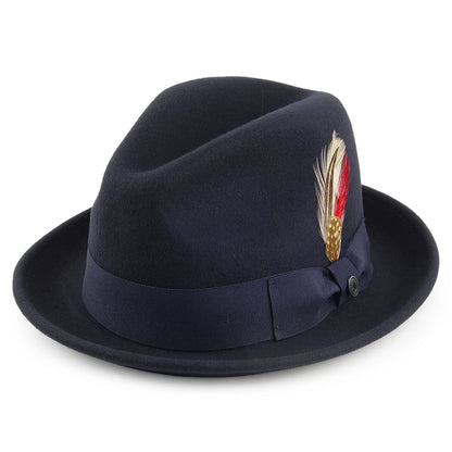Chapeau Trilby Déformable Blues bleu marine JAXON & JAMES