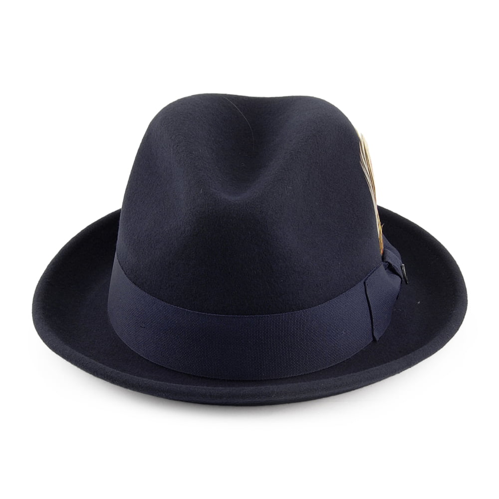 Chapeau Trilby Déformable Blues bleu marine JAXON & JAMES