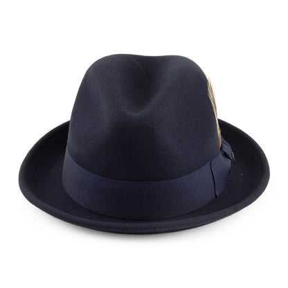 Chapeau Trilby Déformable Blues bleu marine JAXON & JAMES