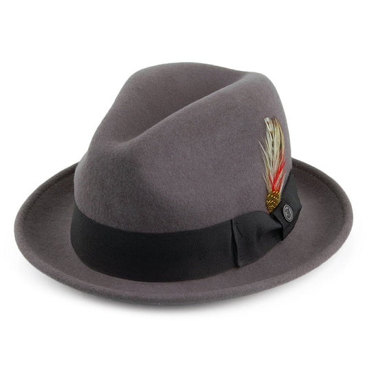 Chapeau Trilby Déformable Blues gris JAXON & JAMES