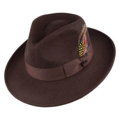 Chapeau Fedora Ford marron JAXON & JAMES
