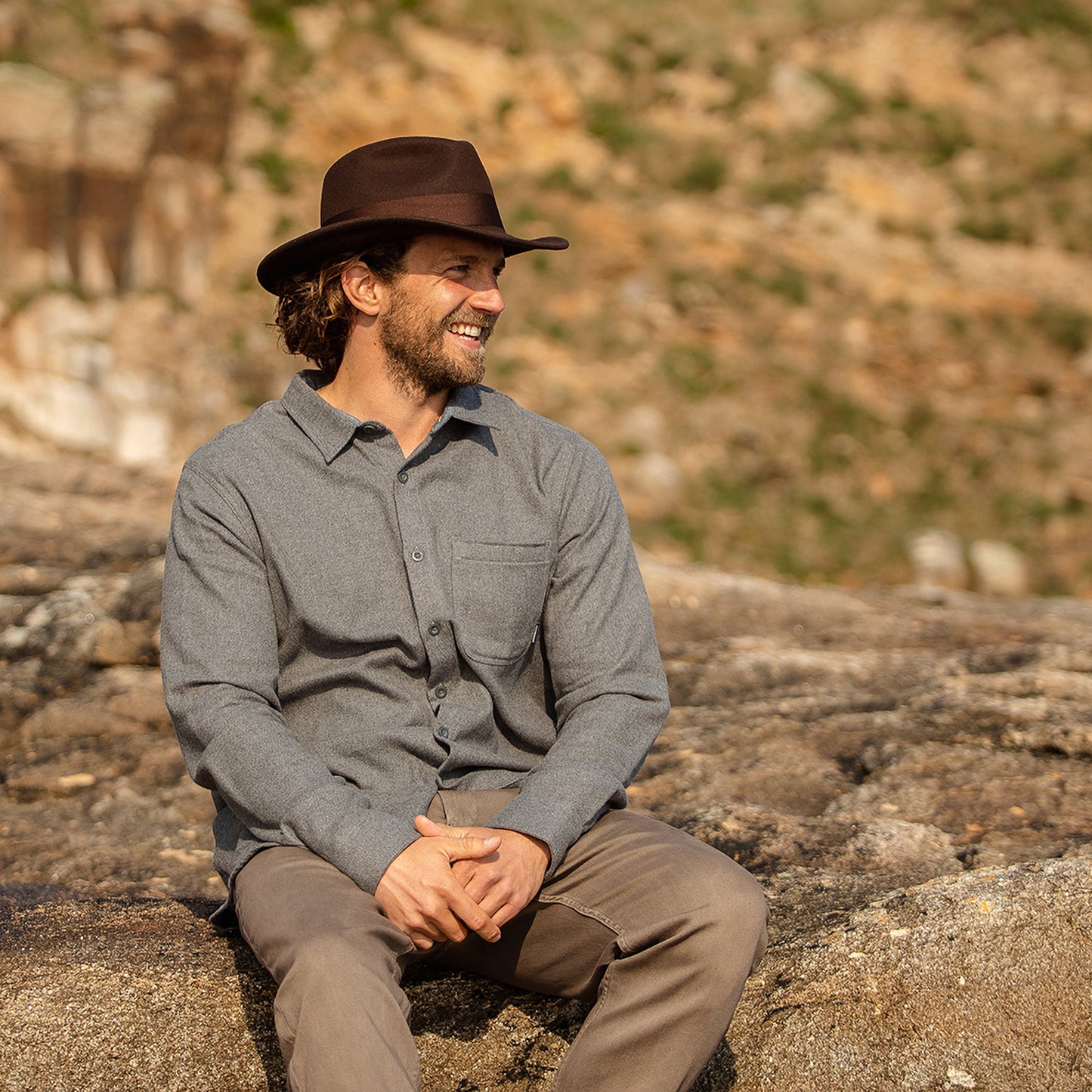 Chapeau Fedora Ford marron JAXON & JAMES