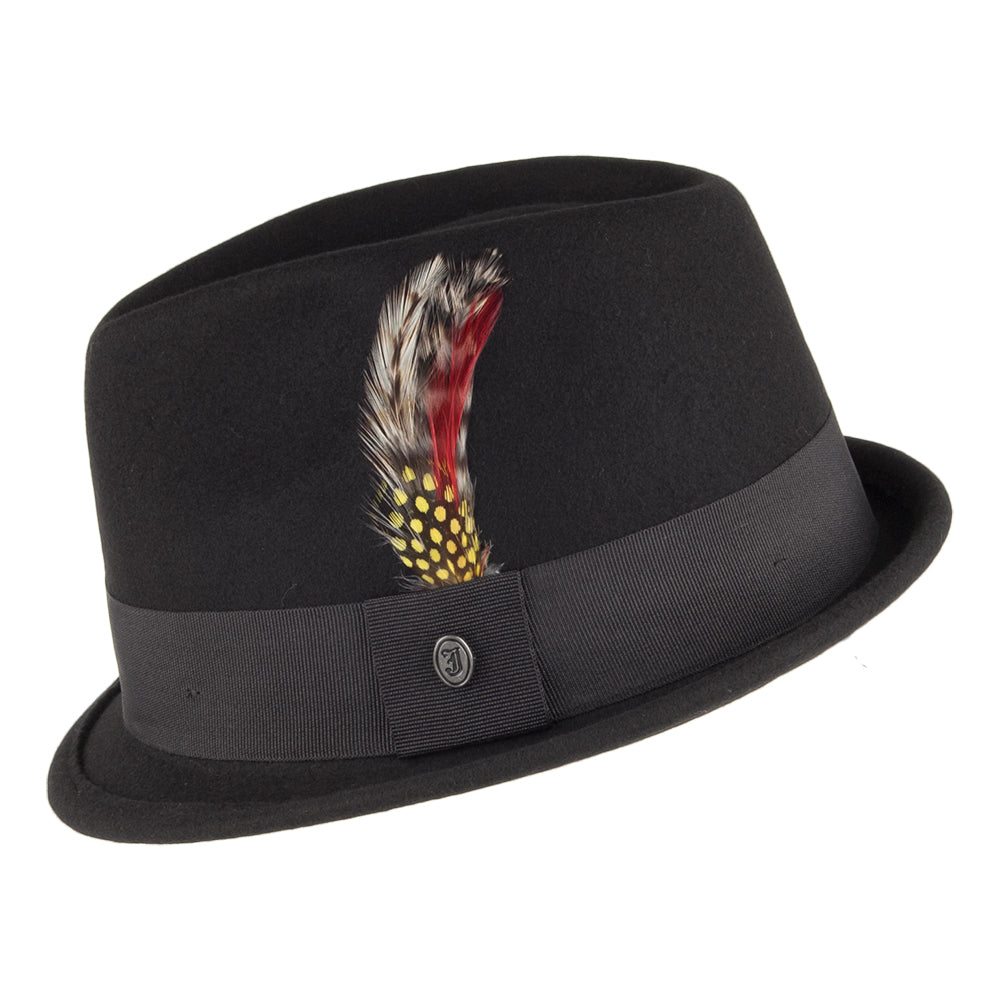 Chapeau Trilby Déformable Dekker noir JAXON & JAMES
