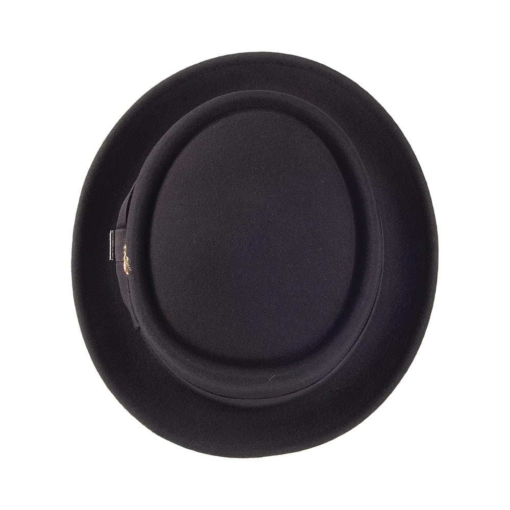 Chapeau Pork Pie en Laine Déformable noir JAXON & JAMES