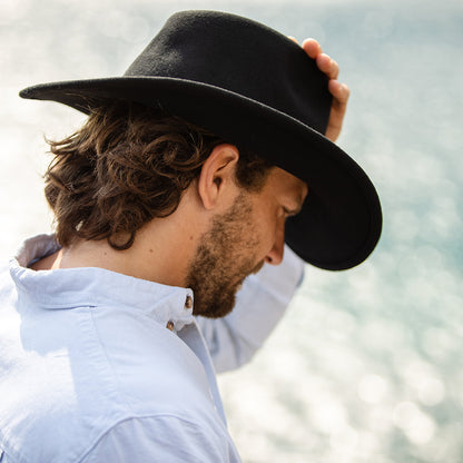 Chapeau de Cowboy Comanche noir JAXON & JAMES