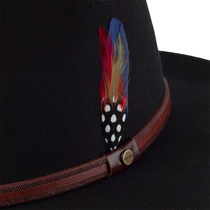 Chapeau Fedora Safari Rantoul noir STETSON