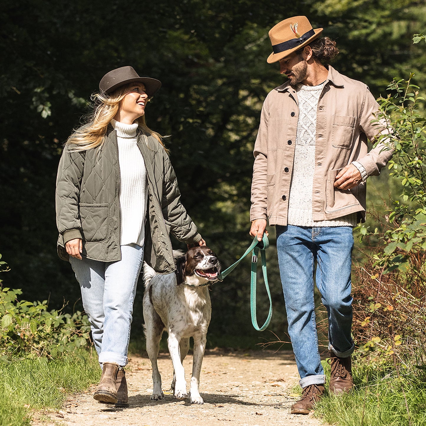 Chapeau Trilby Déformable Blues noix de pécan JAXON & JAMES