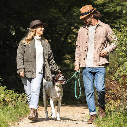 Chapeau Fedora Safari en Toile Cirée olive JAXON & JAMES