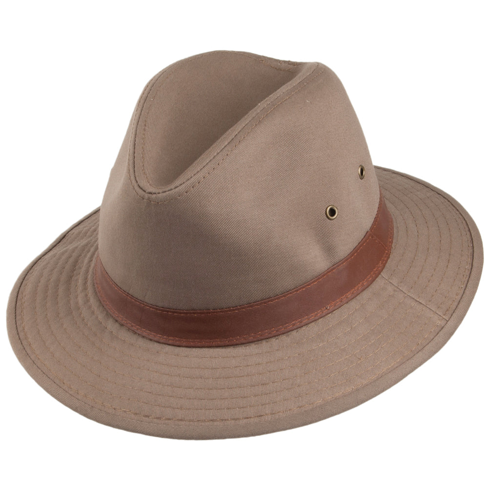 Chapeau Safari en Coton Hydrofuge écorce DORFMAN PACIFIC