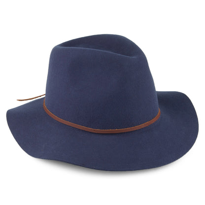 Chapeau Fedora Wesley bleu BRIXTON