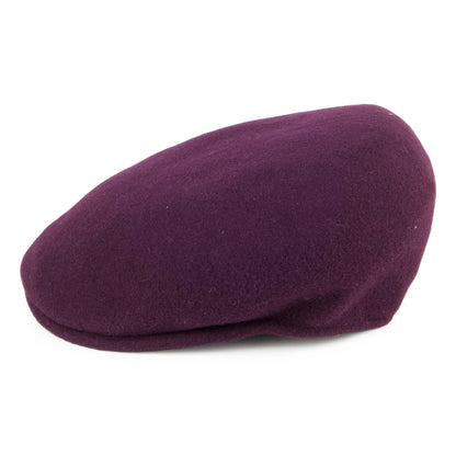 Casquette Plate en Laine 504 vin KANGOL