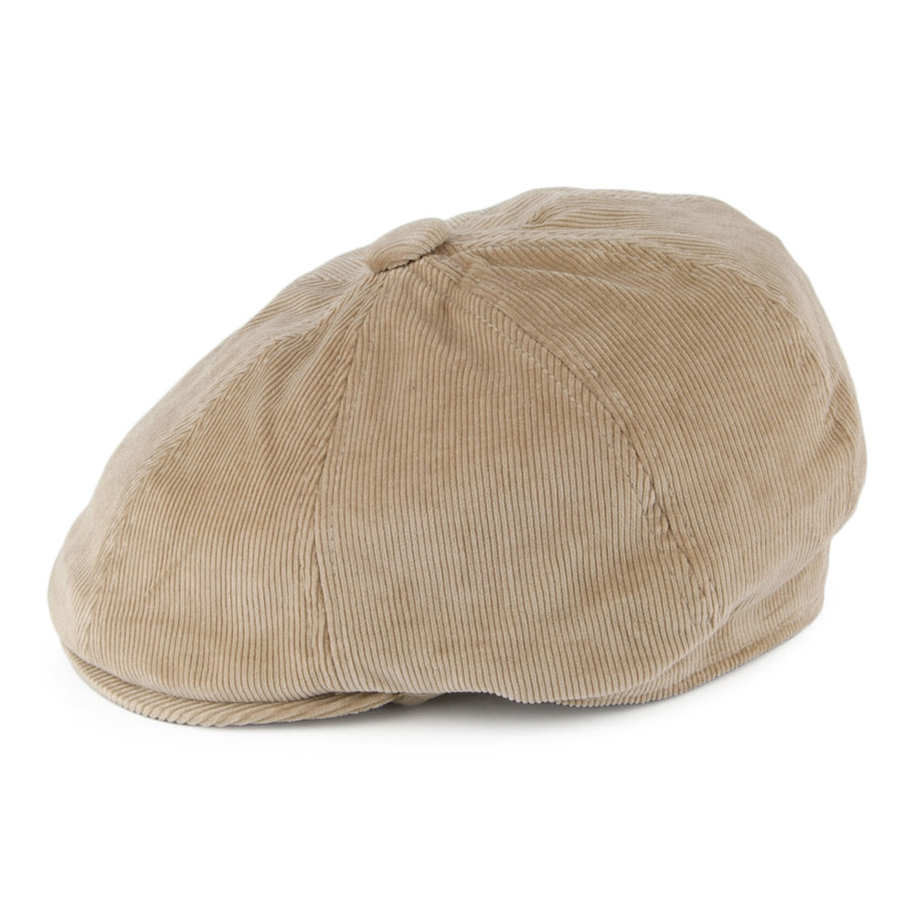 Casquette Gavroche en Velours Côtelé Hawker beige KANGOL