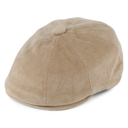 Casquette Gavroche en Velours Côtelé Hawker beige KANGOL