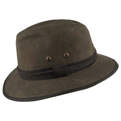 Chapeau Fedora Safari en Coton forêt STETSON