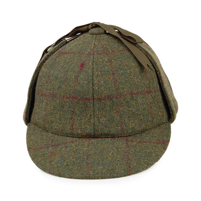 Chapeau Sherlock Holmes en Laine olive et mix de couleurs DENTON