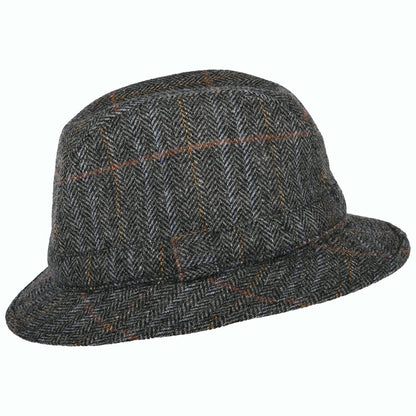 Chapeau Trilby Enroulable à Chevrons panaché de gris CITY SPORT