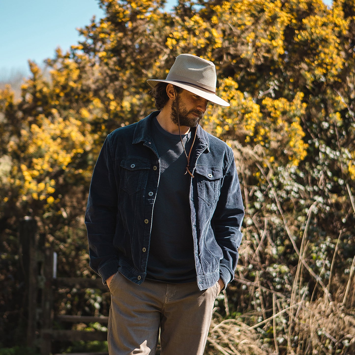 Chapeau Australien Ventilé khaki JAXON & JAMES