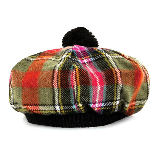 Chapeau Tam O'Shanter en Laine d'Agneau Bruce Of Kinnaird LOCHCARRON OF SCOTLAND