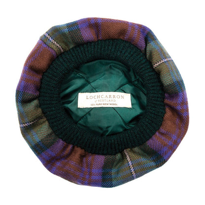 Chapeau Tam O'Shanter en Laine d'Agneau Isle Of Skye LOCHCARRON OF SCOTLAND