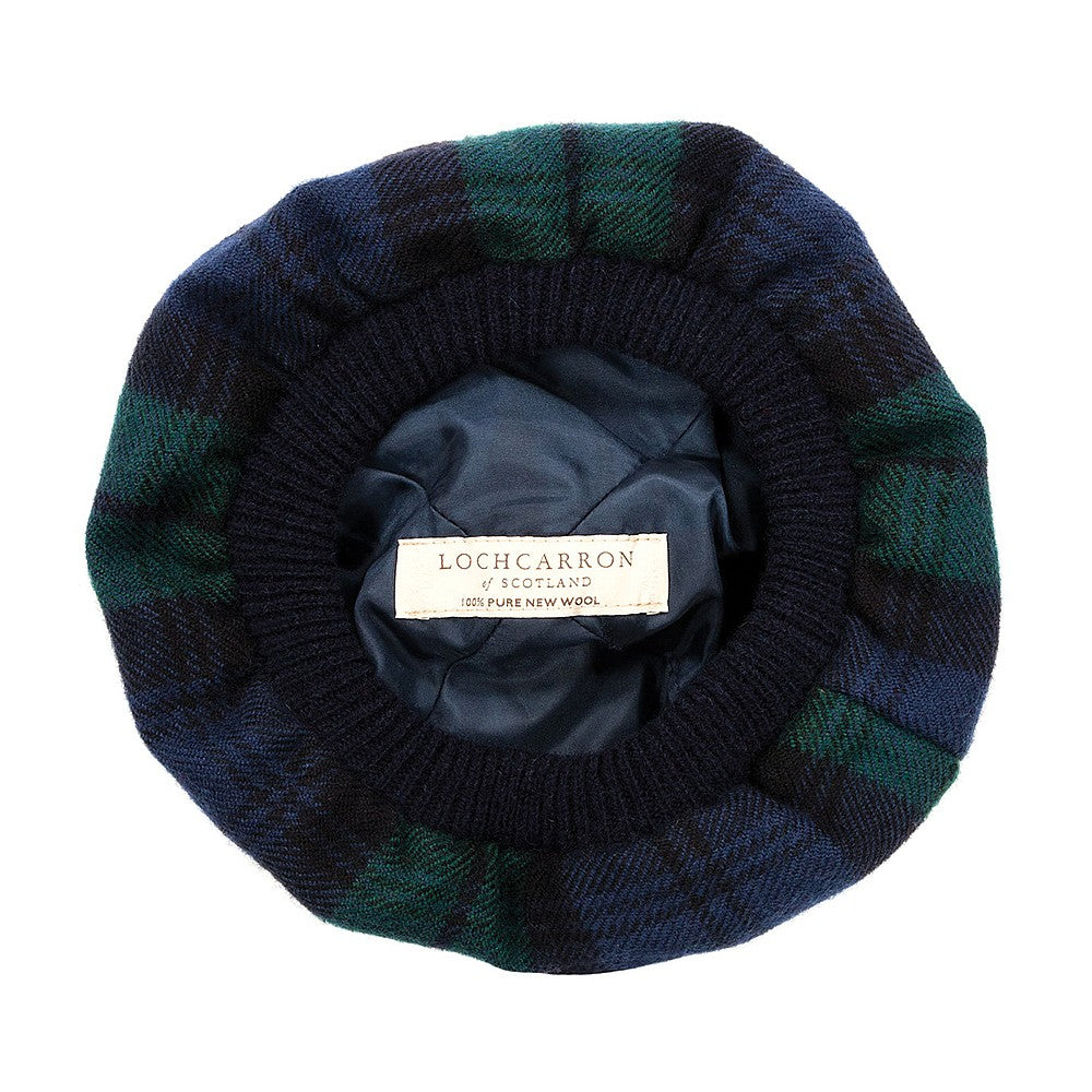 Chapeau Tam O'Shanter Black Watch Modern LOCHCARRON OF SCOTLAND