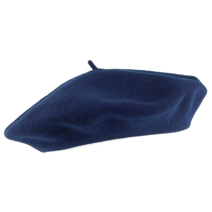 Béret Authentique en Laine Mérinos bleu marine LAULHÈRE