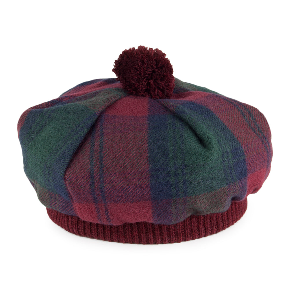 Chapeau Tam O'Shanter en Laine d'Agneau Lindsay LOCHCARRON OF SCOTLAND