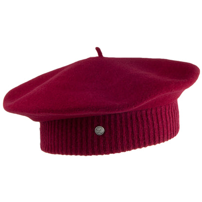 Béret en Laine Mérinos Parisienne bordeaux LAULHÈRE