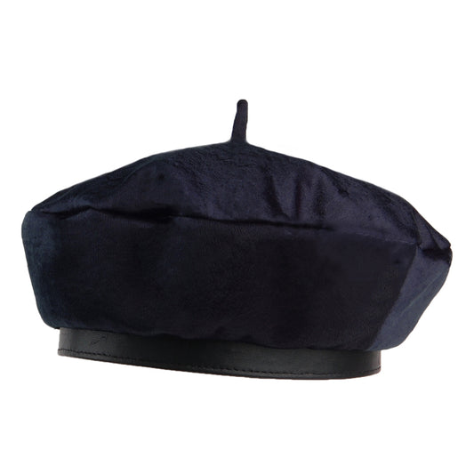 Béret en Satin Audrey II bleu marine foncé BRIXTON