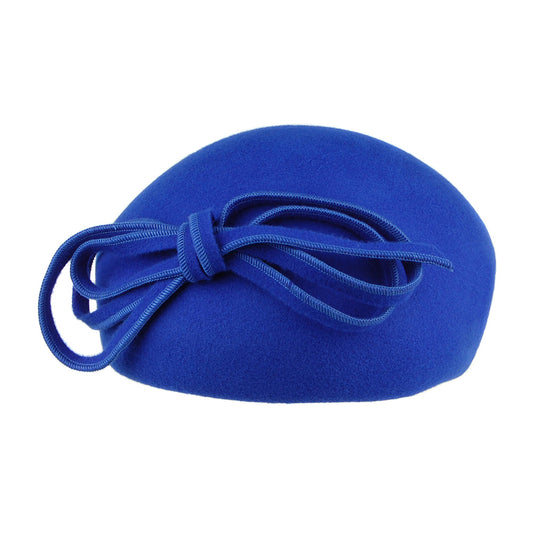 Béret Rigide Sabrina bleu cobalt FAILSWORTH