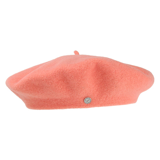 Béret Authentique en Laine Mérinos corail LAULHÈRE