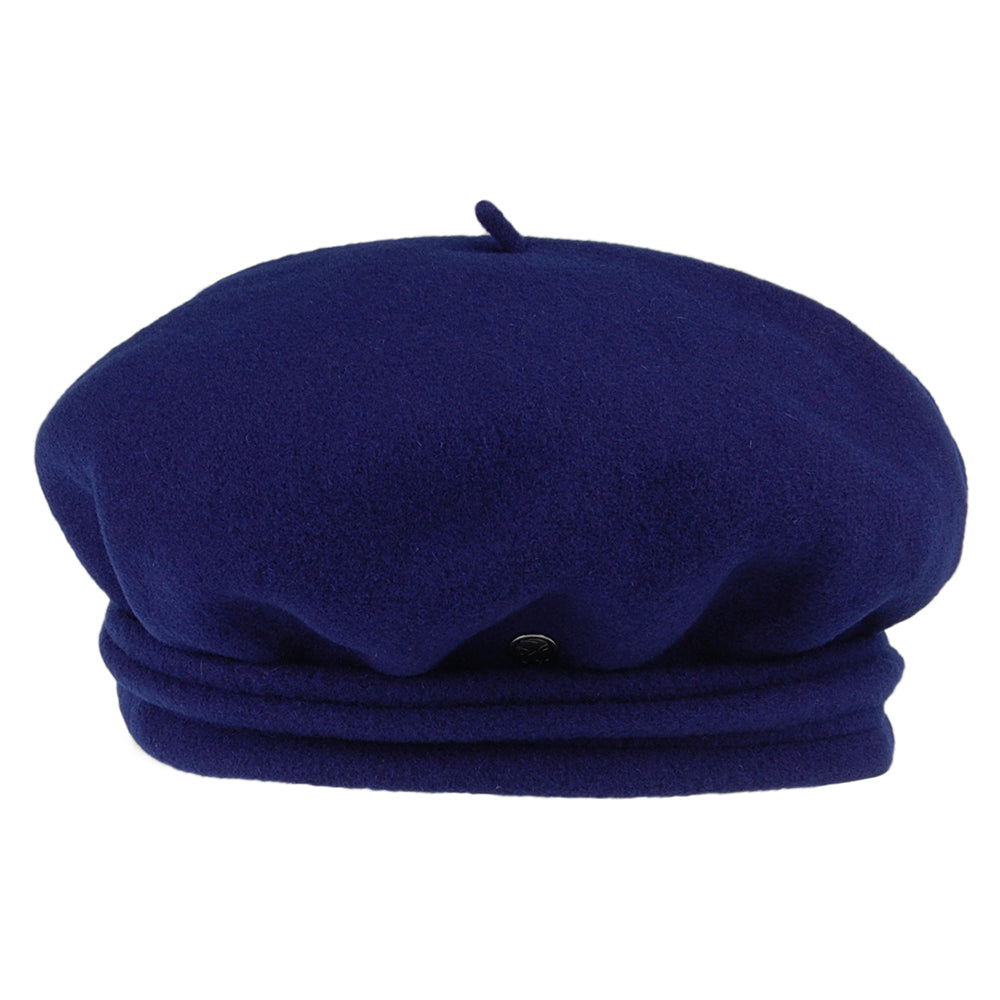 Béret en Laine Mérinos Chopin bleu roi HÉRITAGE PAR LAULHÈRE