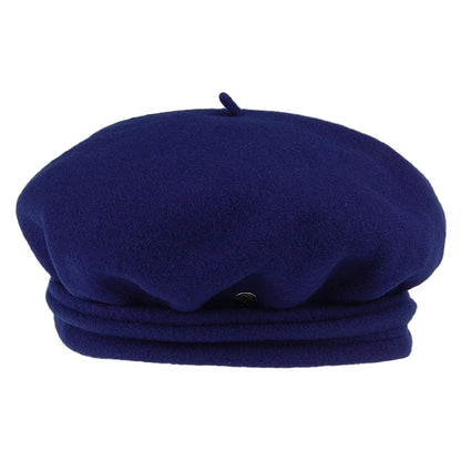 Béret en Laine Mérinos Chopin bleu roi HÉRITAGE PAR LAULHÈRE