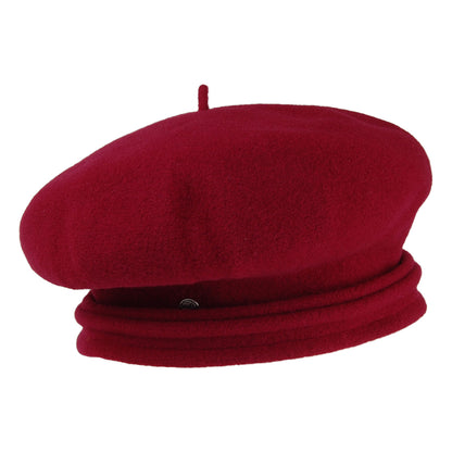 Béret en Laine Mérinos Chopin bordeaux HÉRITAGE PAR LAULHÈRE
