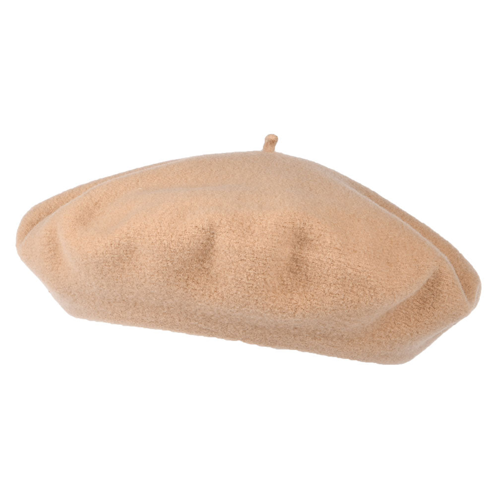 Béret Authentique en Laine Mérinos sable clair LAULHÈRE
