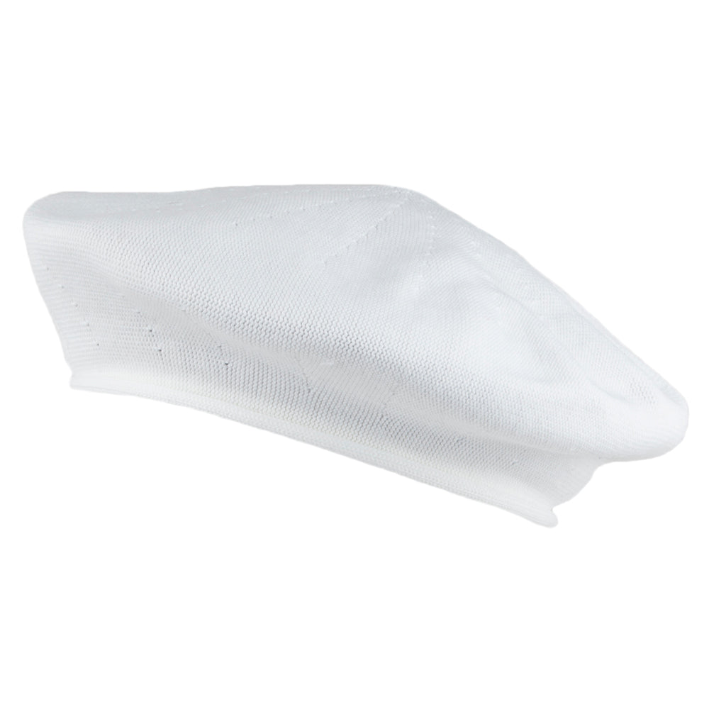 Béret en Coton 26cm de Diamètre blanc PARKHURST