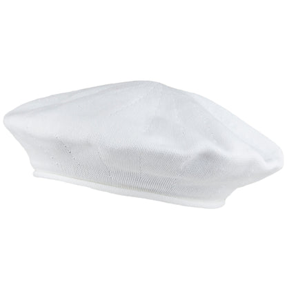 Béret en Coton 29cm de Diamètre blanc PARKHURST