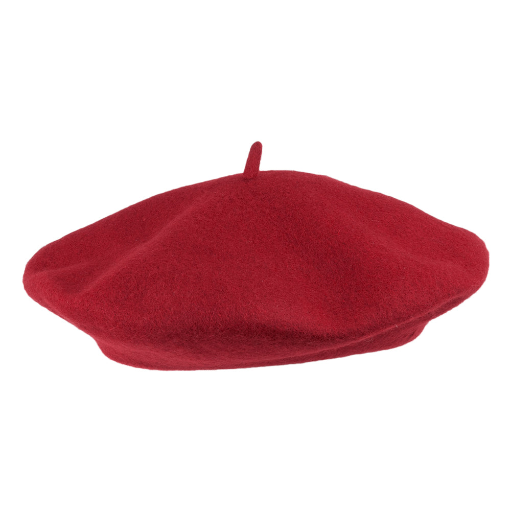 Béret Tendance en Laine bordeaux
