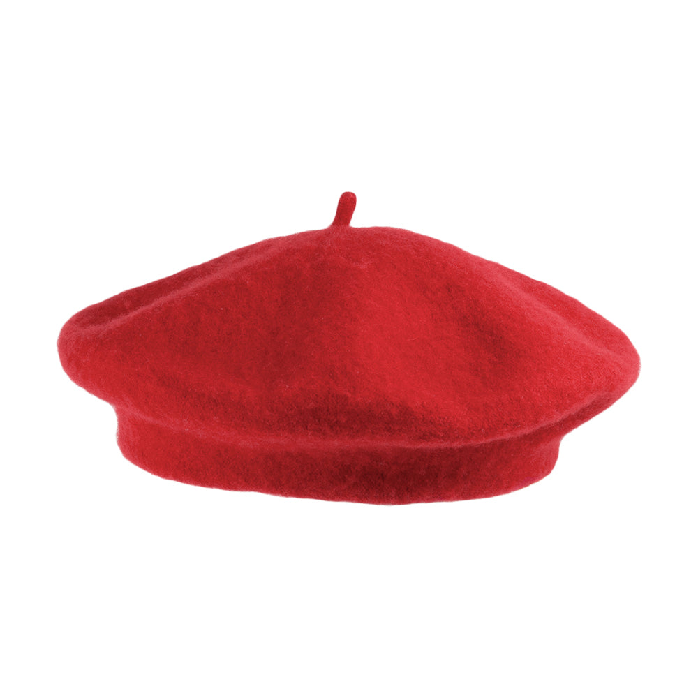 Béret Tendance en Laine rouge