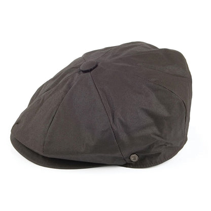 Casquette Gavroche en Toile Cirée Hydrofuge marron JAXON & JAMES